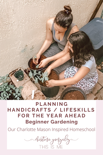 Handicraft Plan for Yr 2 & Kinder, Gardening